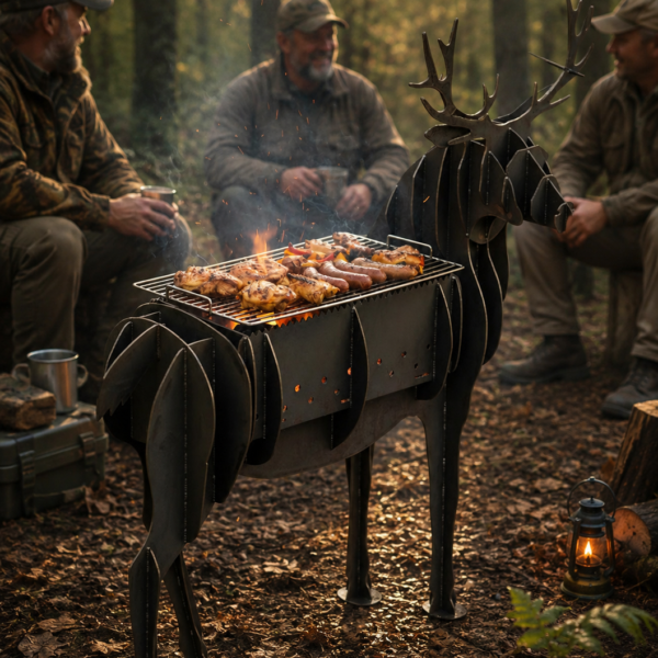 Lumina Deer Fire Grill – Exlusive szarvas formájú kerti grill - kép 2